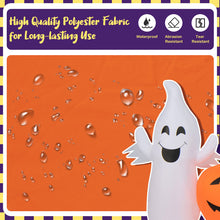 Load image into Gallery viewer, Halloween Inflatable Pumpkin with 2 Ghosts and Built-in LED Lights - Suitable for Halloween Decorations