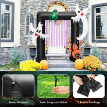 Load image into Gallery viewer, Halloween Inflatable Archway with Built-in LED Lights - Suitable for Halloween Decorations