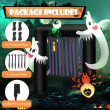 Load image into Gallery viewer, Halloween Inflatable Archway with Built-in LED Lights - Suitable for Halloween Decorations