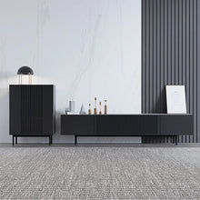 Load image into Gallery viewer, Modern Minimalist Side Cabinet Floor Storage Cabinet - Suitable for Living Room and Bedroom
