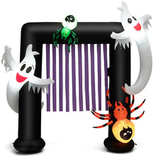 Load image into Gallery viewer, Halloween Inflatable Archway with Built-in LED Lights - Suitable for Halloween Decorations