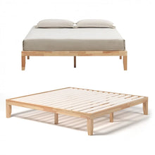 Load image into Gallery viewer, Costway Classic Minimalist Solid Wood Bed Frame