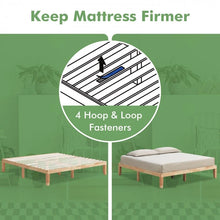 Load image into Gallery viewer, Costway Classic Minimalist Solid Wood Bed Frame