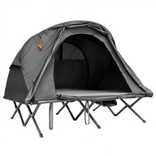 Charger l'image dans la galerie, 2-Person Outdoor Camping Tent with Inflatable Mattress and Carry Bag