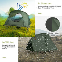 Charger l'image dans la galerie, 2-Person Outdoor Camping Tent with Inflatable Mattress and Carry Bag