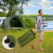 Charger l'image dans la galerie, 2-Person Outdoor Camping Tent with Inflatable Mattress and Carry Bag