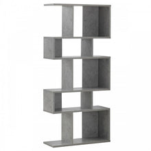 Load image into Gallery viewer, 5-Tier Modern Minimalist Geometric Bookshelf Storage Display Cabinet