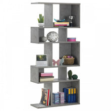 Load image into Gallery viewer, 5-Tier Modern Minimalist Geometric Bookshelf Storage Display Cabinet