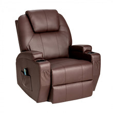 Load image into Gallery viewer, Indoor 360° Swivel Massage Chair with Remote Control and Cup Holders