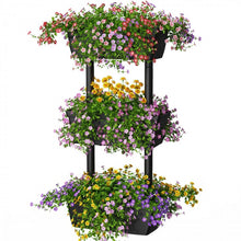 Charger l'image dans la galerie, 3-Tier Vertical Garden Planter Box for Outdoor Patio