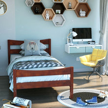 Load image into Gallery viewer, Minimalist Bed Frame with Headboard, Footboard, and Under-Bed Storage