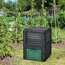 Load image into Gallery viewer, 80-Gallon Outdoor Garden Large Capacity Compost Bin with Bottom Discharge