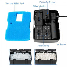 Load image into Gallery viewer, Outdoor Pond All-in-One Fountain Water Pump Filter Pump with Fountain Head