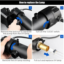 Load image into Gallery viewer, Outdoor Pond All-in-One Fountain Water Pump Filter Pump with Fountain Head