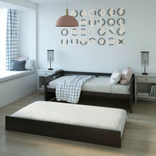 Load image into Gallery viewer, Modern Multifunctional Loveseat Sofa Bed with Pullout Bottom Bed
