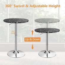 Load image into Gallery viewer, Costway Modern Round Extendable Dining Table Bar Table - Suitable for Restaurant and Bar