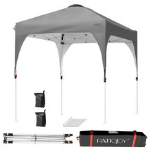 Load image into Gallery viewer, Costway 6.6x6.6 Feet Pop-Up Outdoor Canopy Tent with Portable Bag - Ideal for Camping and Parties