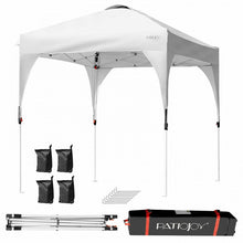 Load image into Gallery viewer, Costway 6.6x6.6 Feet Pop-Up Outdoor Canopy Tent with Portable Bag - Ideal for Camping and Parties