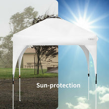 Load image into Gallery viewer, Costway 6.6x6.6 Feet Pop-Up Outdoor Canopy Tent with Portable Bag - Ideal for Camping and Parties