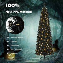 Load image into Gallery viewer, Costway Halloween Christmas Tree with White LED Lights - Suitable for Halloween Party Decorations
