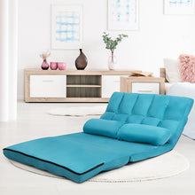 Load image into Gallery viewer, 6-Level Adjustable Indoor Folding Floor Sofa Bed Furniture