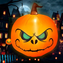 Load image into Gallery viewer, Costway Halloween Inflatable Pumpkin Decoration with Built-in LED Lights - Suitable for Parties