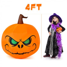 Load image into Gallery viewer, Costway Halloween Inflatable Pumpkin Decoration with Built-in LED Lights - Suitable for Parties