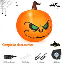 Load image into Gallery viewer, Costway Halloween Inflatable Pumpkin Decoration with Built-in LED Lights - Suitable for Parties