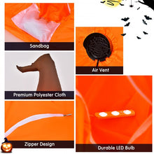 Load image into Gallery viewer, Costway Halloween Inflatable Pumpkin Decoration with Built-in LED Lights - Suitable for Parties