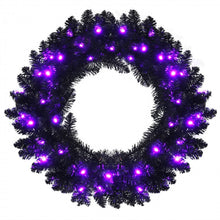 Load image into Gallery viewer, Costway Halloween Garland with 35 Built-in LED Lights - Suitable for Halloween Decorations