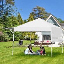 Charger l'image dans la galerie, Costway 17x10 ft Outdoor Canopy Pop-Up Sunshade Adjustable Gazebo - Suitable for Backyard Garden Parties