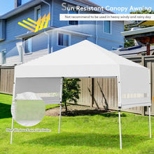Charger l'image dans la galerie, Costway 17x10 ft Outdoor Canopy Pop-Up Sunshade Adjustable Gazebo - Suitable for Backyard Garden Parties