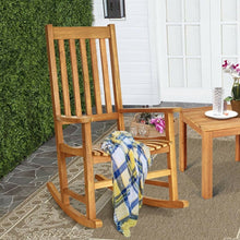 Load image into Gallery viewer, Canada Outdoor Patio Garden Wooden Rocking Chairs