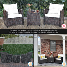 Load image into Gallery viewer, 3-Piece Outdoor Patio Furniture Set with Built-in Cushions