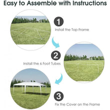 Charger l'image dans la galerie, 10 x 20 Ft Outdoor Canopy Tent, Sun Shade for Party and Wedding