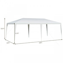 Charger l'image dans la galerie, 10 x 20 Ft Outdoor Canopy Tent, Sun Shade for Party and Wedding