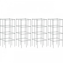 Charger l'image dans la galerie, 4-Pack Outdoor Garden Trellis for Climbing Plants and Vegetables