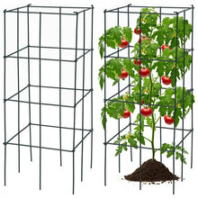 Charger l'image dans la galerie, 4-Pack Outdoor Garden Trellis for Climbing Plants and Vegetables
