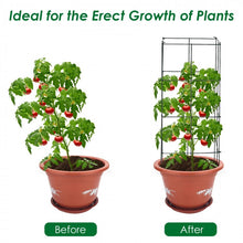 Charger l'image dans la galerie, 4-Pack Outdoor Garden Trellis for Climbing Plants and Vegetables