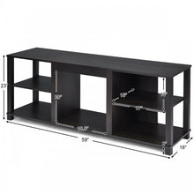 Load image into Gallery viewer, Living Room 2-Tier Adjustable Shelf Cabinet TV Stand