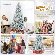 Load image into Gallery viewer, 9-Foot PVC Artificial Christmas Tree with X-Shaped Metal Stand - Suitable for Home, Apartment, and Hotel Christmas Decorations