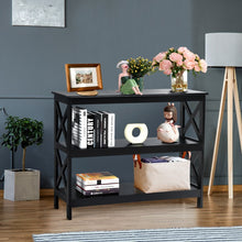 Load image into Gallery viewer, Costway Entry Console Table - Sofa Side Table and TV Stand, Suitable for Living Room and Porch