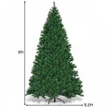 Load image into Gallery viewer, 9-Foot Artificial Christmas Tree with 700 Warm White LED Lights - Perfect for Christmas Decorations