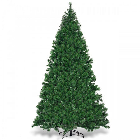 9-Foot Artificial Christmas Tree with 700 Warm White LED Lights - Perfect for Christmas Decorations