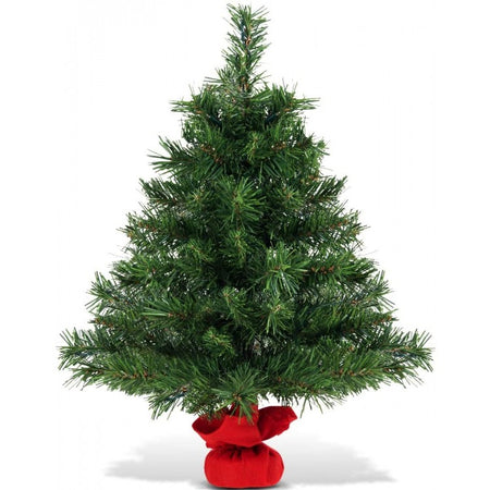 Tabletop Artificial Christmas Tree with LED Lights - Suitable for Apartment and Office