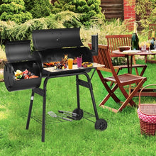 Load image into Gallery viewer, Outdoor Patio Camping Black Charcoal Grill