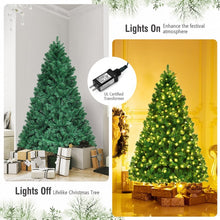 Load image into Gallery viewer, 2024 Artificial Christmas Tree with Built-in LED Lights and Metal Stand - Perfect for Christmas Party Decorations