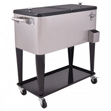 Charger l'image dans la galerie, Outdoor Patio Chilled Cooler Cart