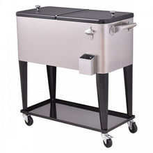Charger l'image dans la galerie, Outdoor Patio Chilled Cooler Cart