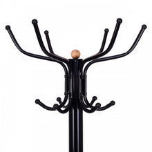Load image into Gallery viewer, Black Vintage Metal Coat Rack - Freestanding Design, Ideal for Bedroom and Closet